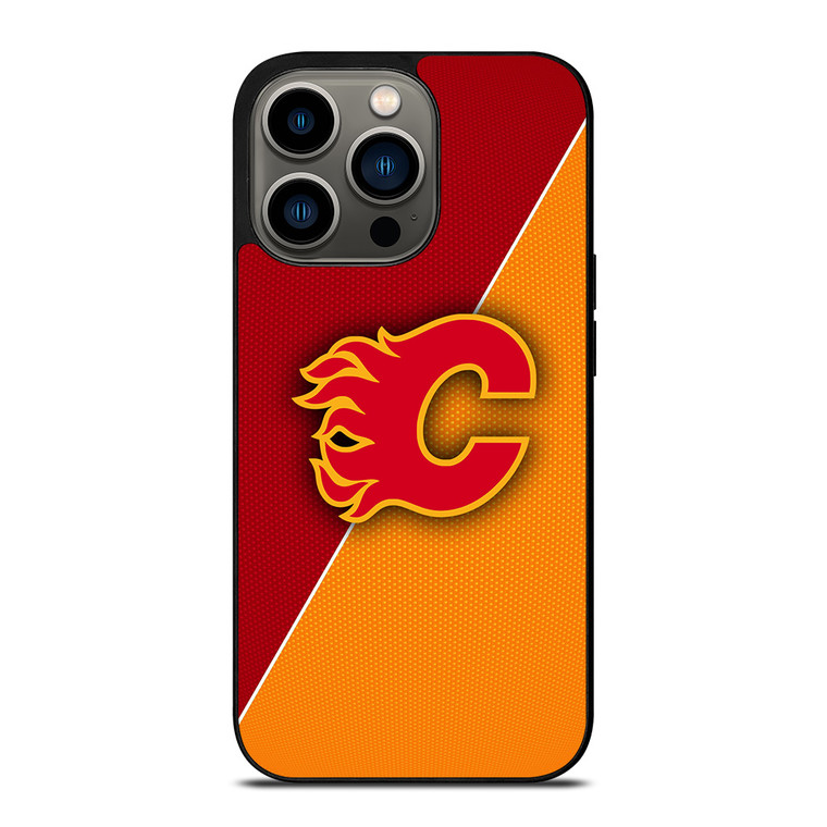 CALGARY FLAMES NHL HOCKEY LOGO iPhone 13 Pro Case Cover