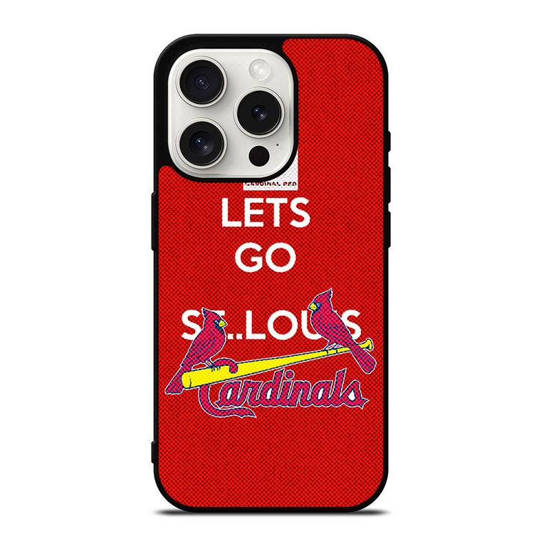 SAINT LOUIS CARDINALS MLB BASEBALL FANS iPhone 15 Pro Case Cover