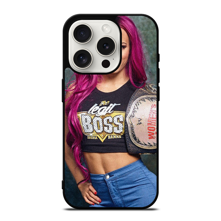 SASHA BANKS WWE WOMAN iPhone 15 Pro Case Cover