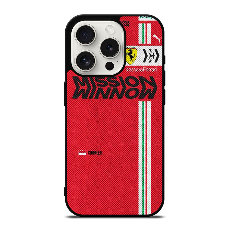 SCUDERIA FERRARI F1 JERSEY 2021 iPhone 15 Pro Case Cover