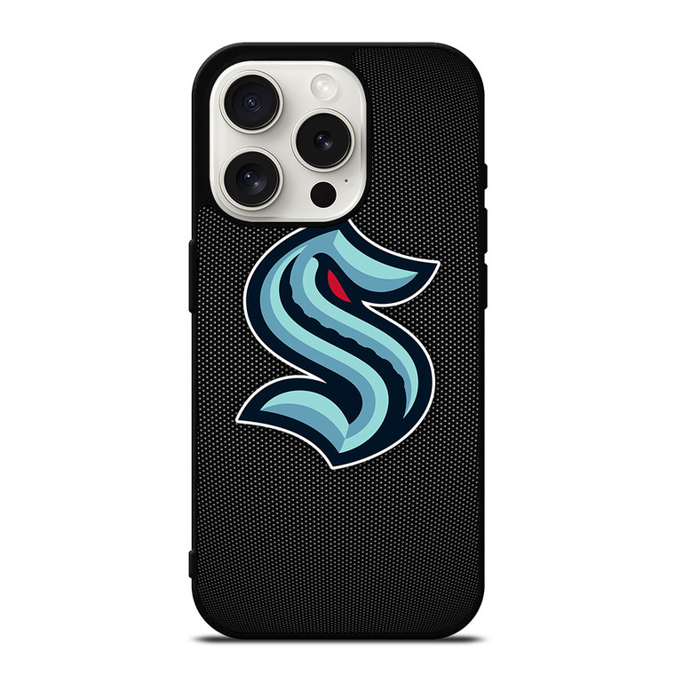 SEATTLE KRAKEN HOCKEY NHL LOGO iPhone 15 Pro Case Cover