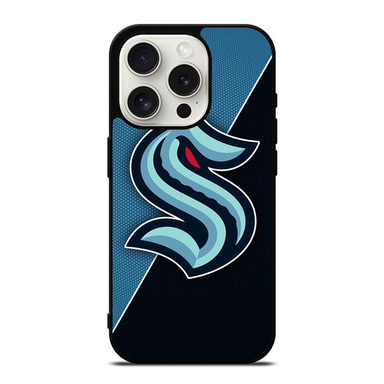 SEATTLE KRAKEN NHL HOCKEY LOGO iPhone 15 Pro Case Cover