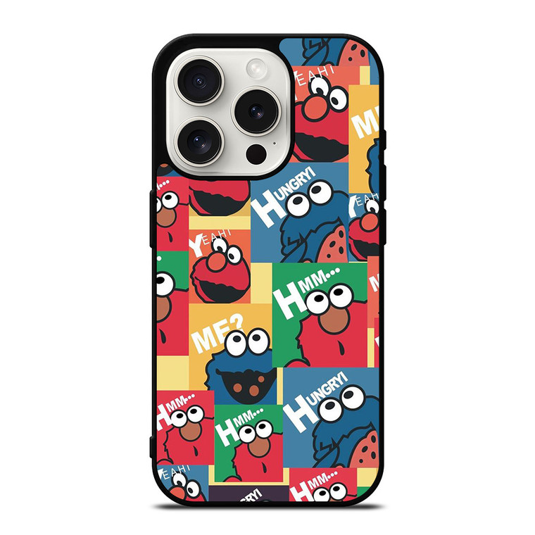 SESAME STREET MUPPETS COLLAGE iPhone 15 Pro Case Cover
