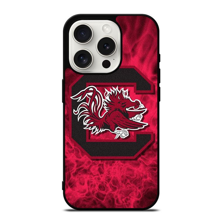 SOUTH CAROLINA GAMECOCKS FOOTBALL LOGO iPhone 15 Pro Case Cover