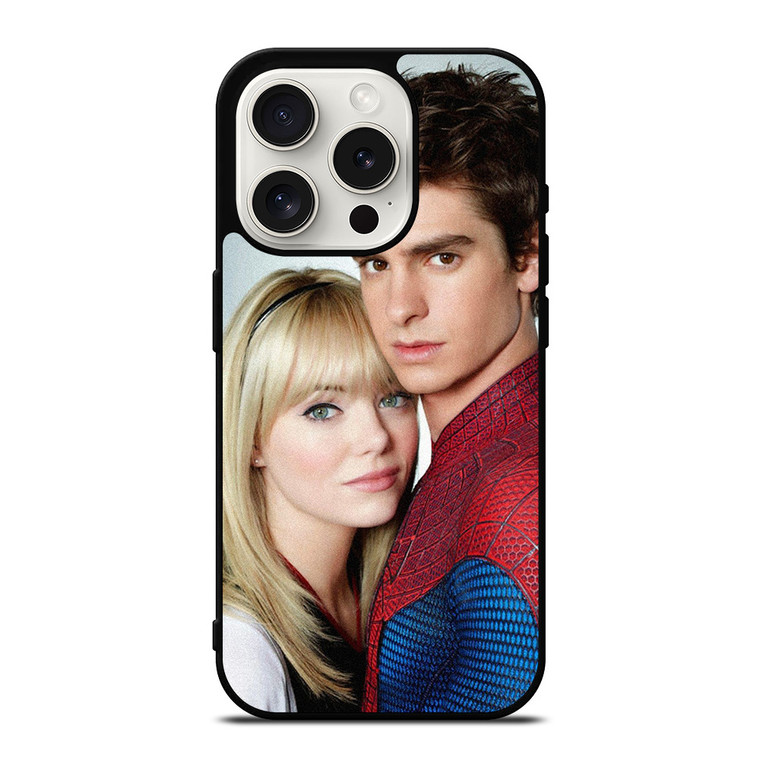 SPIDER MAN ANDREW GARFIELD EMMA STONE iPhone 15 Pro Case Cover