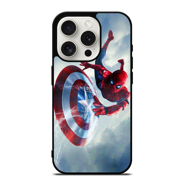 SPIDERMAN X CAPTAIN AMERICA iPhone 15 Pro Case Cover