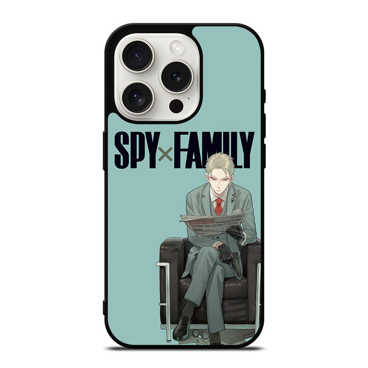 SPY X FAMILY LOID FORGER COMIC iPhone 15 Pro Case Cover