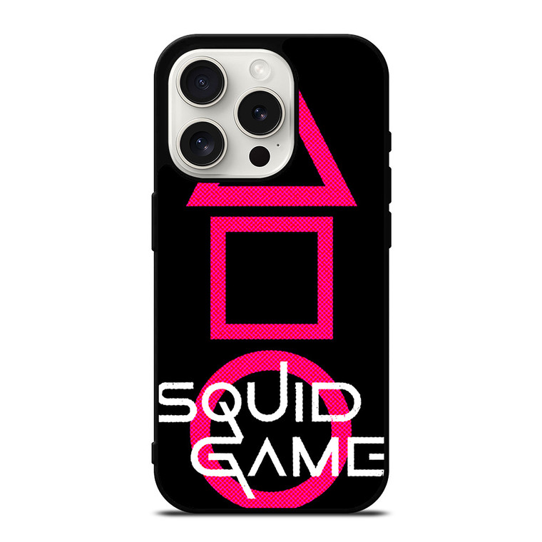 SQUID GAME LOGO NETFLIX iPhone 15 Pro Case Cover