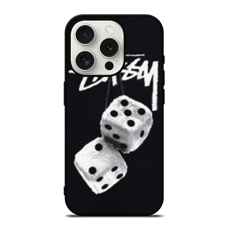 STUSSY FUZZY DICE iPhone 15 Pro Case Cover