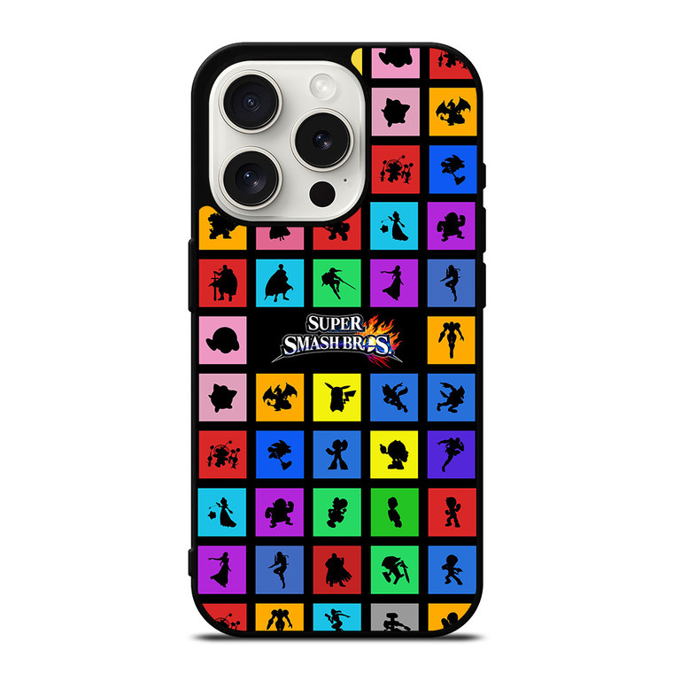 SUPER SMASH BROS COLLAGE iPhone 15 Pro Case Cover