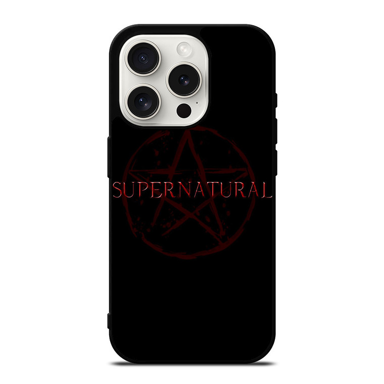SUPERNATURAL MOVIES LOGO 2 iPhone 15 Pro Case Cover