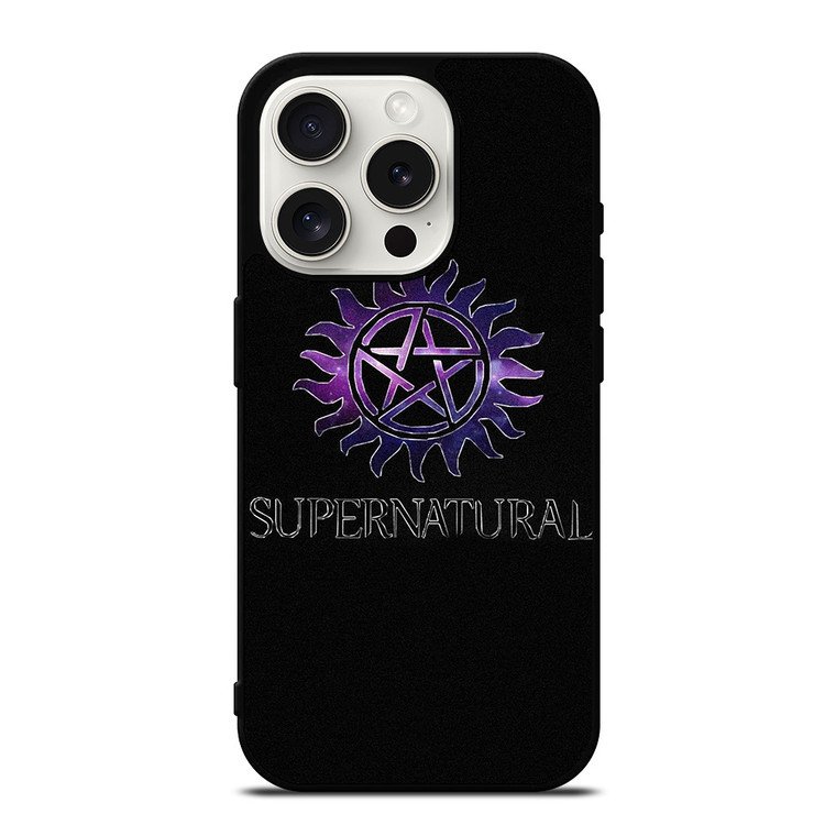 SUPERNATURAL MOVIES LOGO iPhone 15 Pro Case Cover