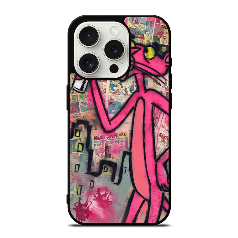 THE PINK PANTHER ART iPhone 15 Pro Case Cover