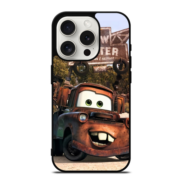 TOW MATER CARS CARTOON iPhone 15 Pro Case Cover