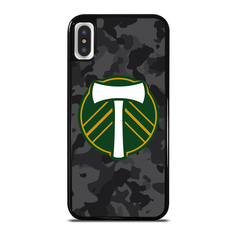 PORTLAND TIMBERS MLS BLACK CAMO iPhone X / XS Case Cover
