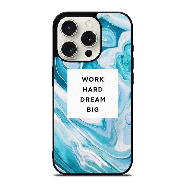TUMBLR QUOTES MARBLE TEXTURE iPhone 15 Pro Case Cover