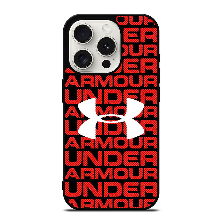 UNDER ARMOUR RED LOGO iPhone 15 Pro Case Cover