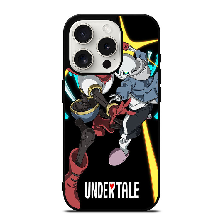 UNDERTALE SANS AND PAPYRUS iPhone 15 Pro Case Cover