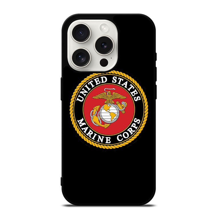 UNITED STATES MARINE CORPS LOGO iPhone 15 Pro Case Cover