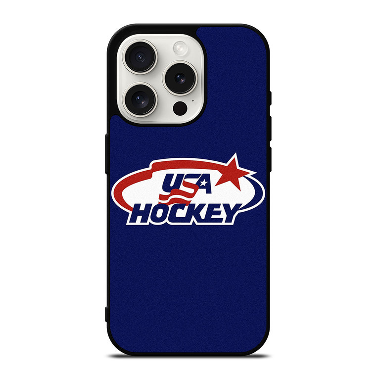 USA HOCKEY LOGO iPhone 15 Pro Case Cover