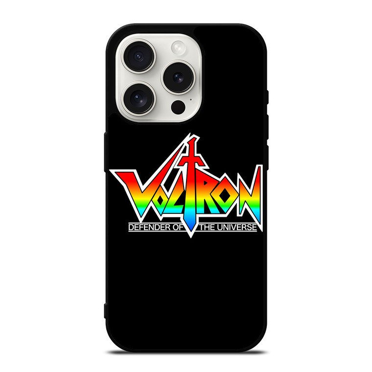 VOLTRON DEFENDER OF THE UNIVERSE LOGO iPhone 15 Pro Case Cover