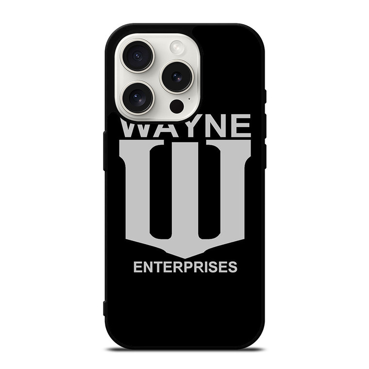 WAYNE ENTERPRISES DC COMICS LOGO iPhone 15 Pro Case Cover