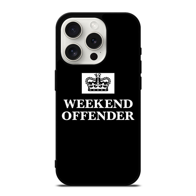 WEEKEND OFFENDER LOGO iPhone 15 Pro Case Cover