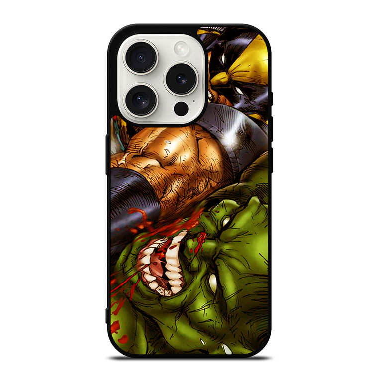 WOLVERINES VS HULK iPhone 15 Pro Case Cover