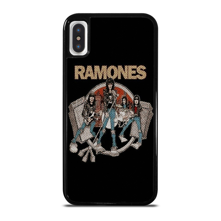 RAMONES ROCK BAND ROAD TO RUIN iPhone X / XS Case Cover
