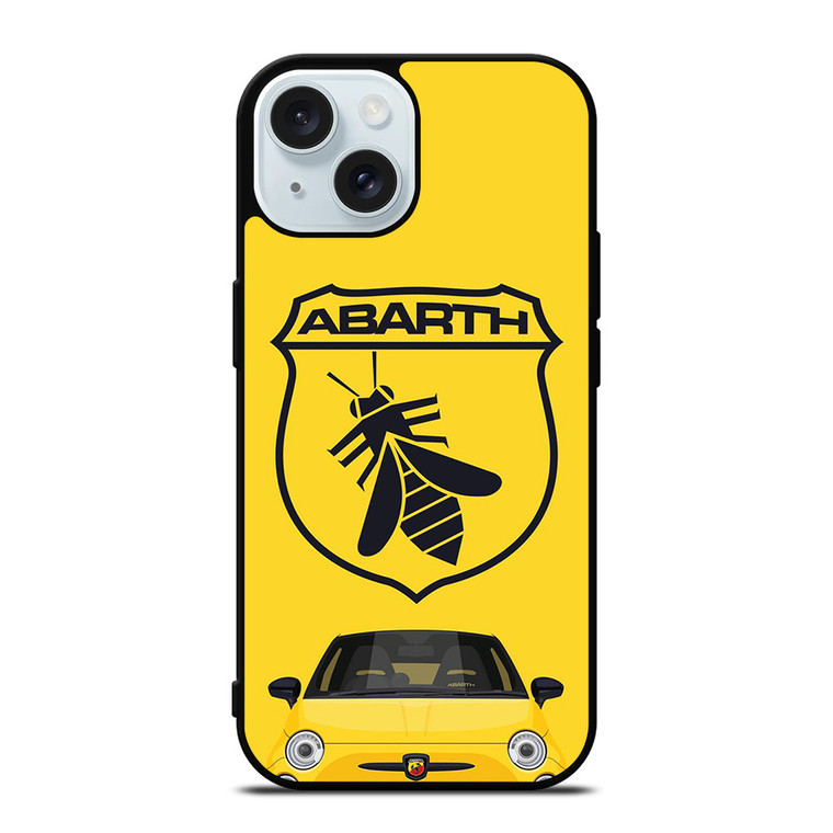 ABARTH CAR LOGO iPhone 15 Case Cover ABARTH CAR LOGO iPhone 15 Case Cover
