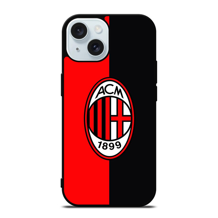 AC MILAN FOOTBALL LOGO iPhone 15 Case Cover