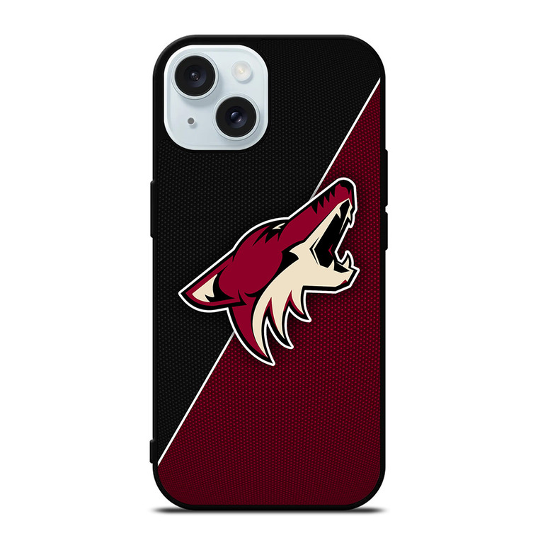 ARIZONA COYOTES NHL HOCKEY LOGO iPhone 15 Case Cover