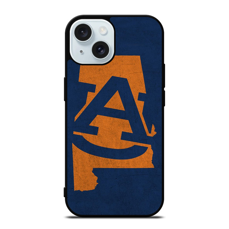AUBURN TIGERS ICON iPhone 15 Case Cover AUBURN TIGERS ICON iPhone 15 Case Cover