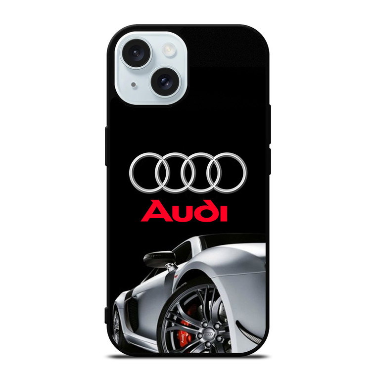 AUDI CAR LOGO 2 iPhone 15 Case Cover