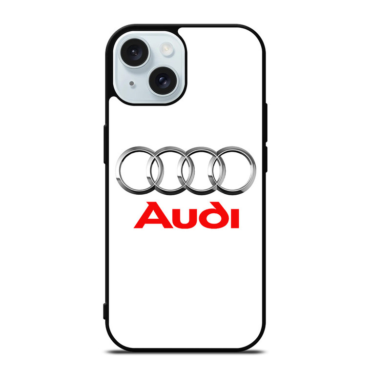AUDI CAR LOGO iPhone 15 Case Cover