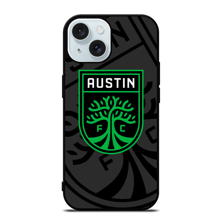 AUSTIN FC MLS BLACK iPhone 15 Case Cover