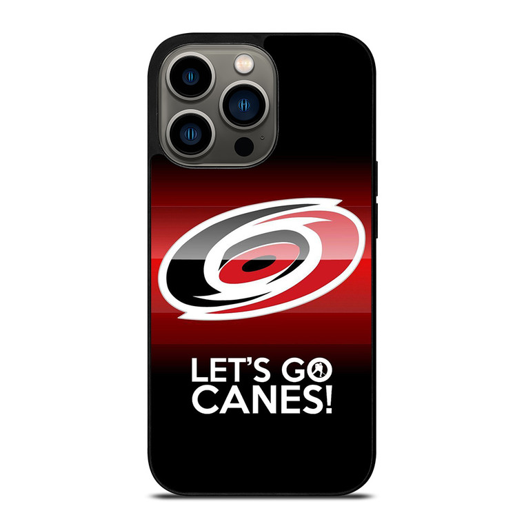 CAROLINA HURRICANES NHL HOCKEY FANS iPhone 13 Pro Case Cover