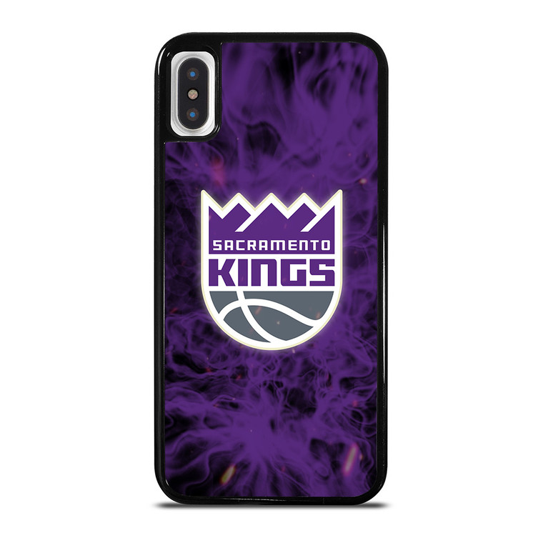 SACRAMENTO KINGS BASKETBALL NBA FIRE iPhone X / XS Case Cover