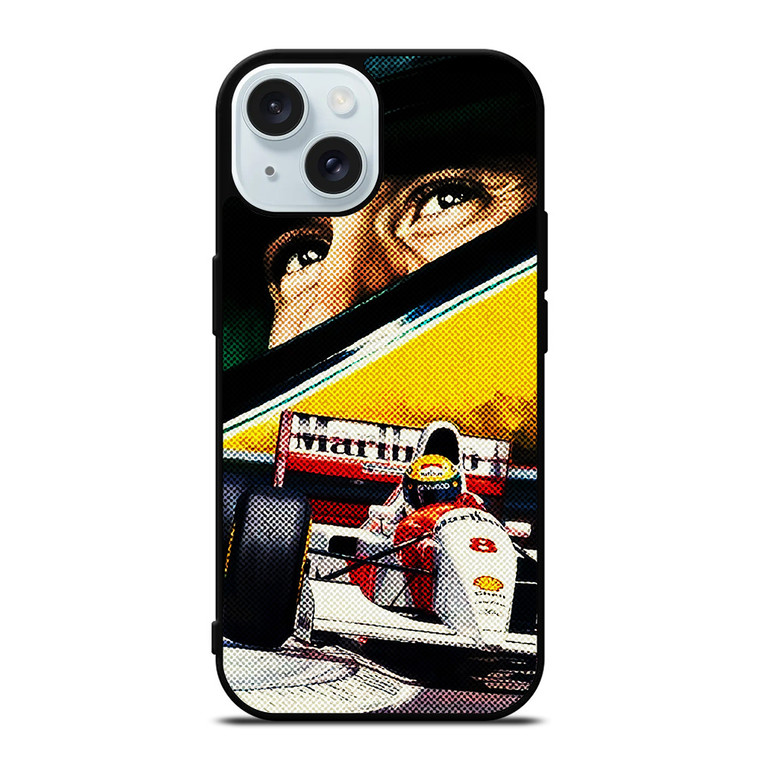 AYRTON SENNA F1 FORMULA ONE iPhone 15 Case Cover