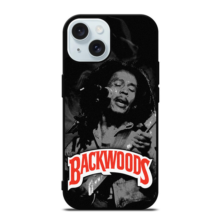 BACKWOODS CIGARETTES BOB MARLEY iPhone 15 Case Cover