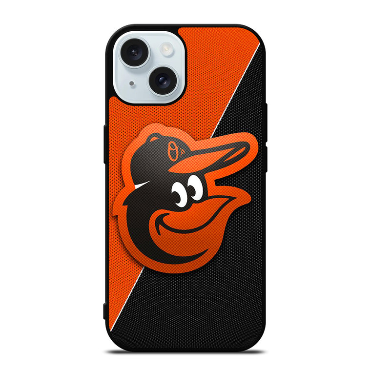 BALTIMORE ORIOLES MLB BASEBALL LOGO iPhone 15 Case Cover
