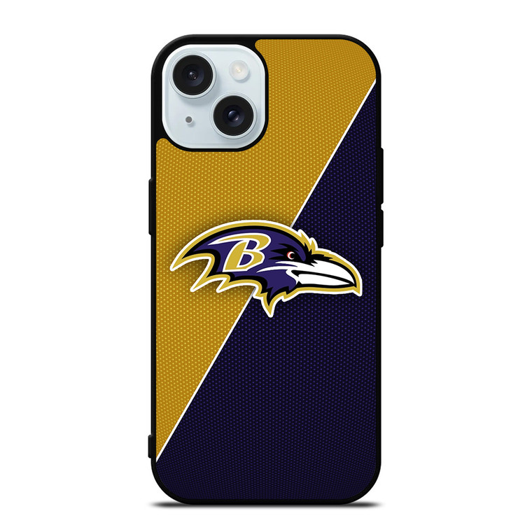 BALTIMORE RAVENS NFL FOOTBALL LOGO iPhone 15 Case Cover