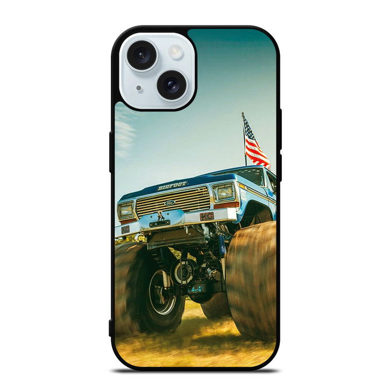 BOGFOOT MONSTER TRUCK AMERICAN iPhone 15 Case Cover