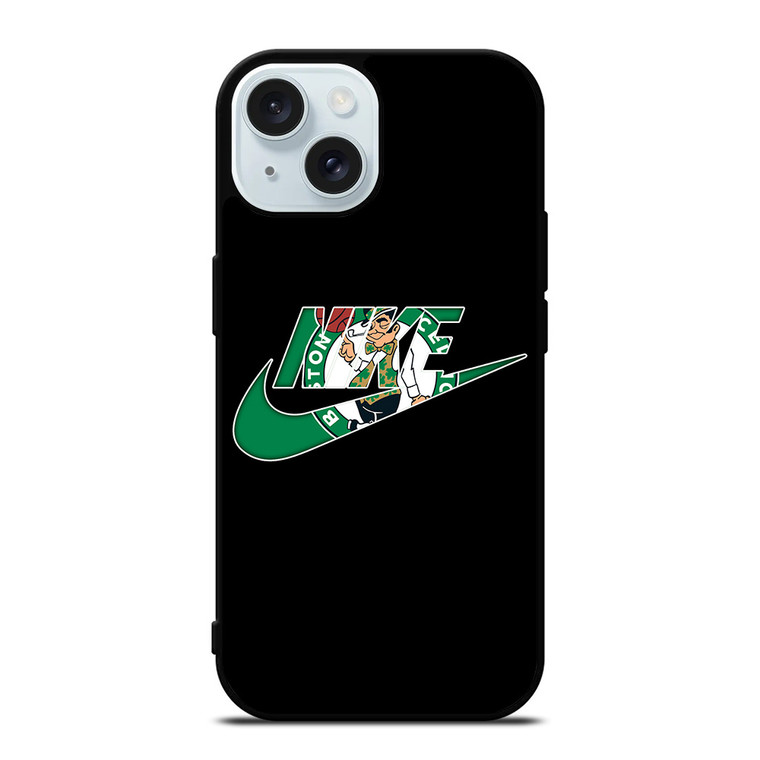 BOSTON CELTICS NIKE SWOOSH iPhone 15 Case Cover