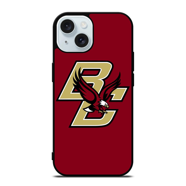 BOSTON COLLEGE EAGLES LOGO iPhone 15 Case Cover BOSTON COLLEGE EAGLES LOGO iPhone 15 Case Cover