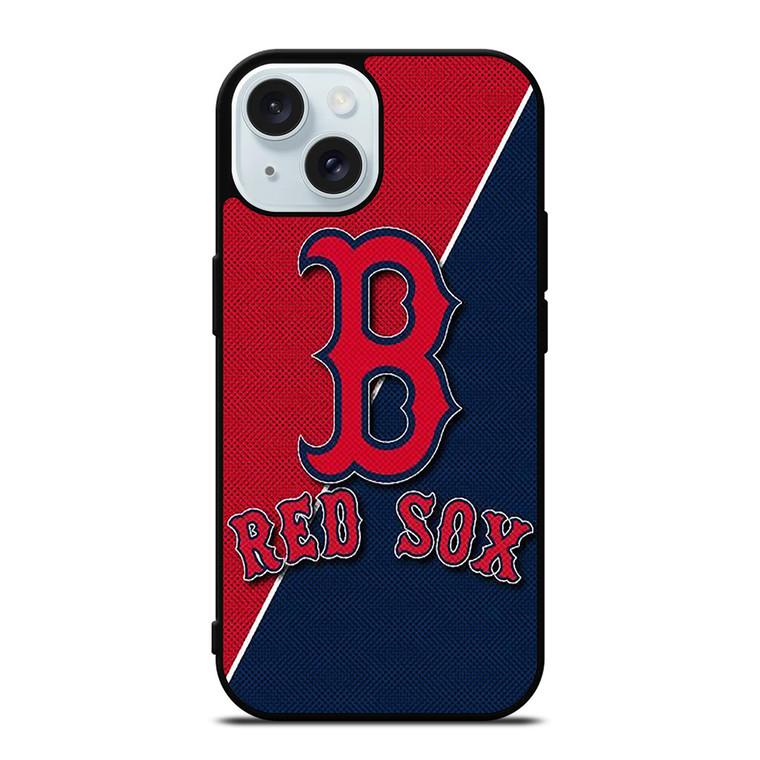 BOSTON RED SOX MLB BASEBALL LOGO iPhone 15 Case Cover