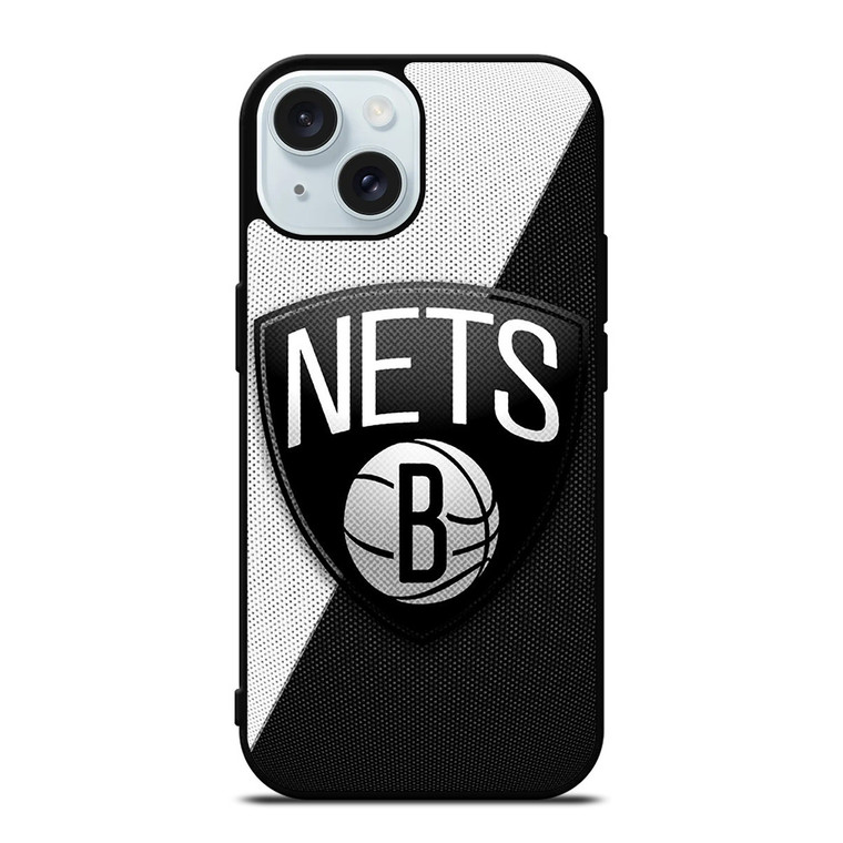 BROOKLYN NETS NBA BASKETBALL ICON iPhone 15 Case Cover