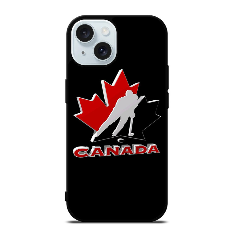 CANADA HOCKEY TEAM LOGO iPhone 15 Case Cover