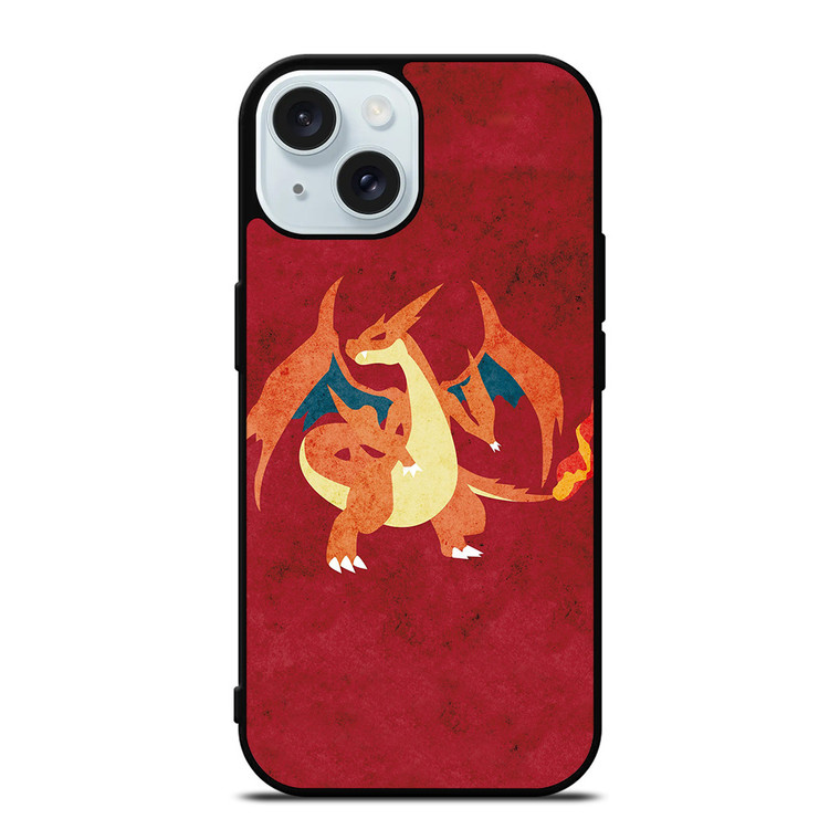 CHARIZARD LIZARDON POKEMON ICON iPhone 15 Case Cover