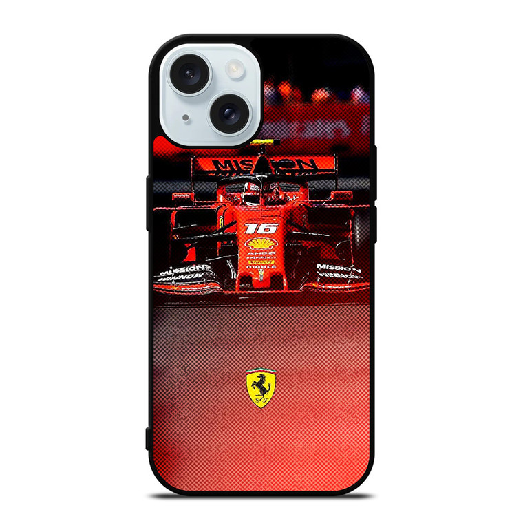CHARLES LECLERC FERRARI FORMULA ONE F1 iPhone 15 Case Cover